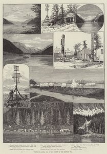 Vistas en Alaska y en las Costas del Mar de Bering